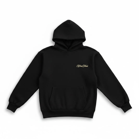 SIGNATURE HEAVYWEIGHT HOODIE - BLACK