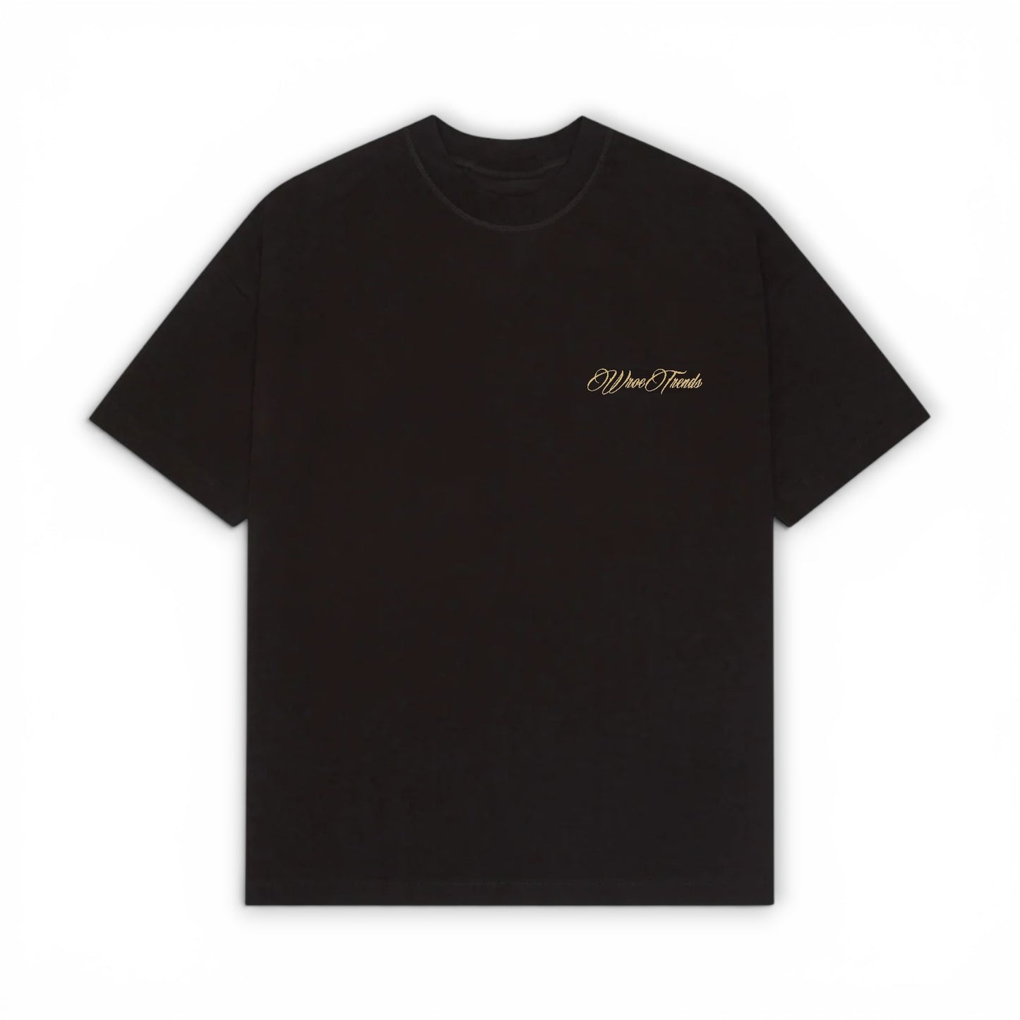 OVERSIZED SIGNATURE TEE - BLACK
