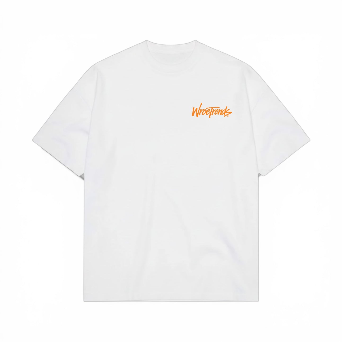 OVERSIZED GRAFFITI TEE - ORANGE