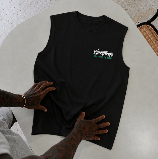 CERTIFIED BY STYLE. TANK - WHITE/TEAL