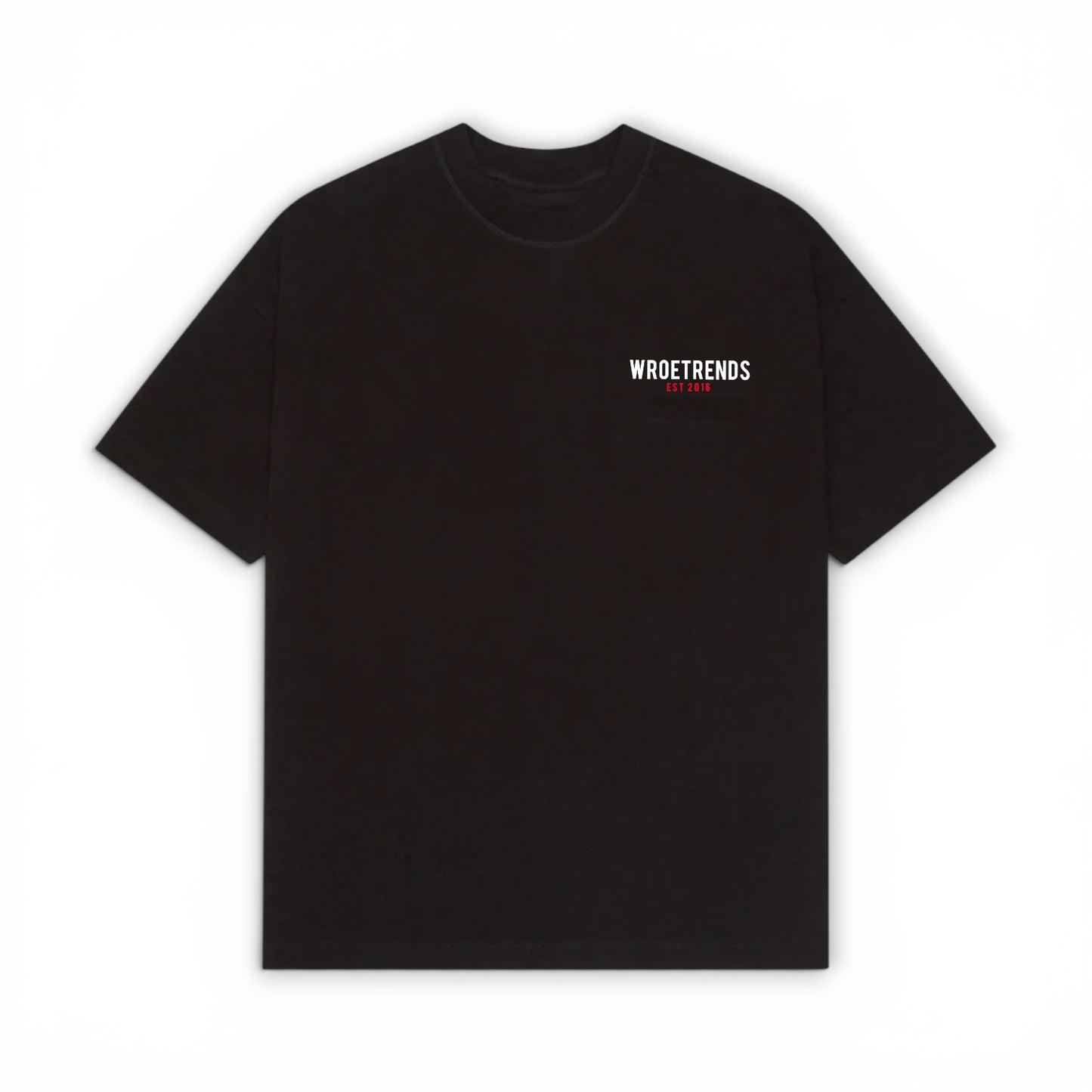OVERSIZED ESTABLISHED TEE - BLACK