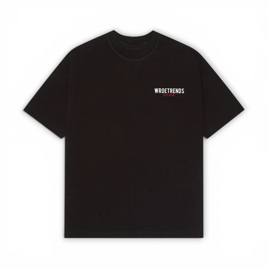OVERSIZED ESTABLISHED TEE - BLACK
