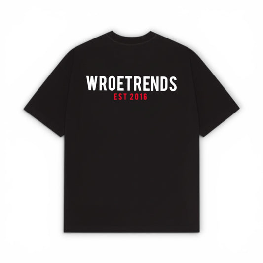 OVERSIZED ESTABLISHED TEE - BLACK