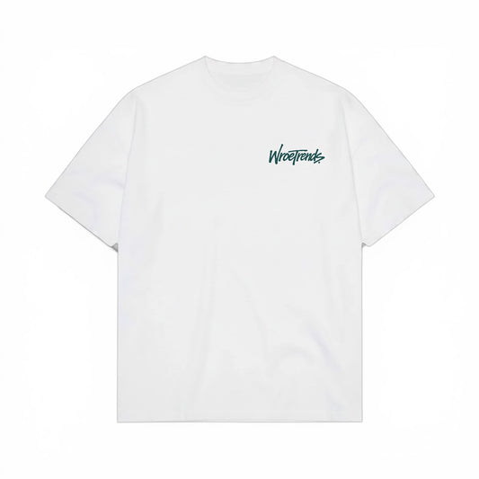 OVERSIZED GRAFFITI TEE - TEAL