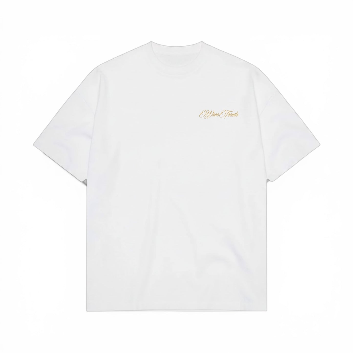 OVERSIZED SIGNATURE TEE - WHITE