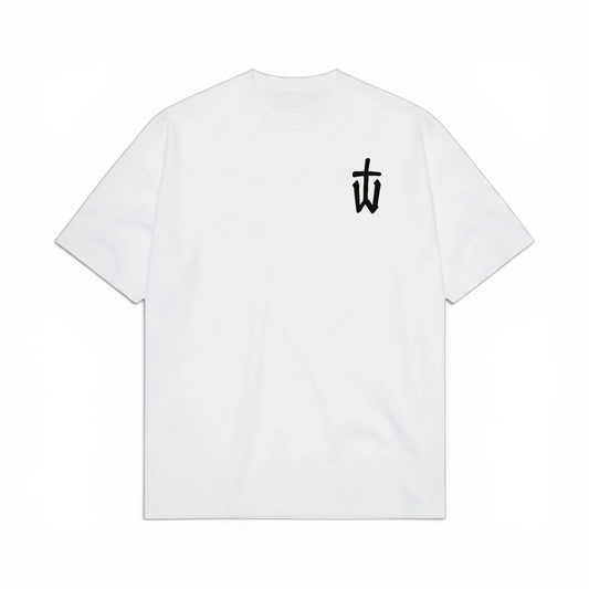 OVERSIZED ORIGIN TEE - WHITE