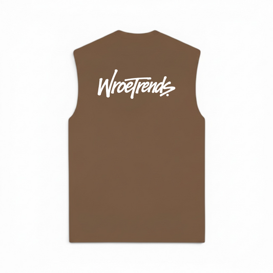 GRAFFITI TANK - BROWN