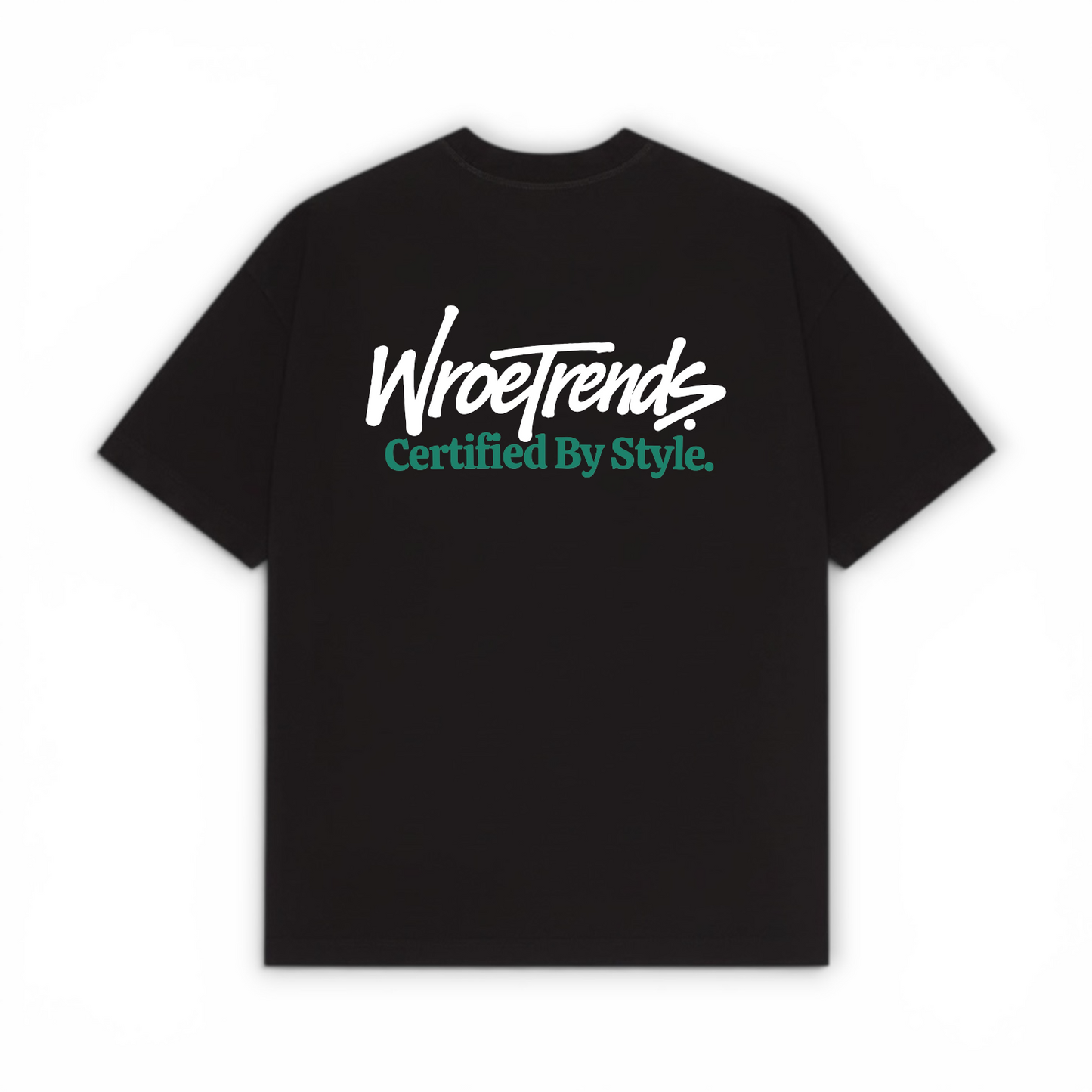 BLACK OVERSIZED GRAFFITI TEE - WHITE/TEAL