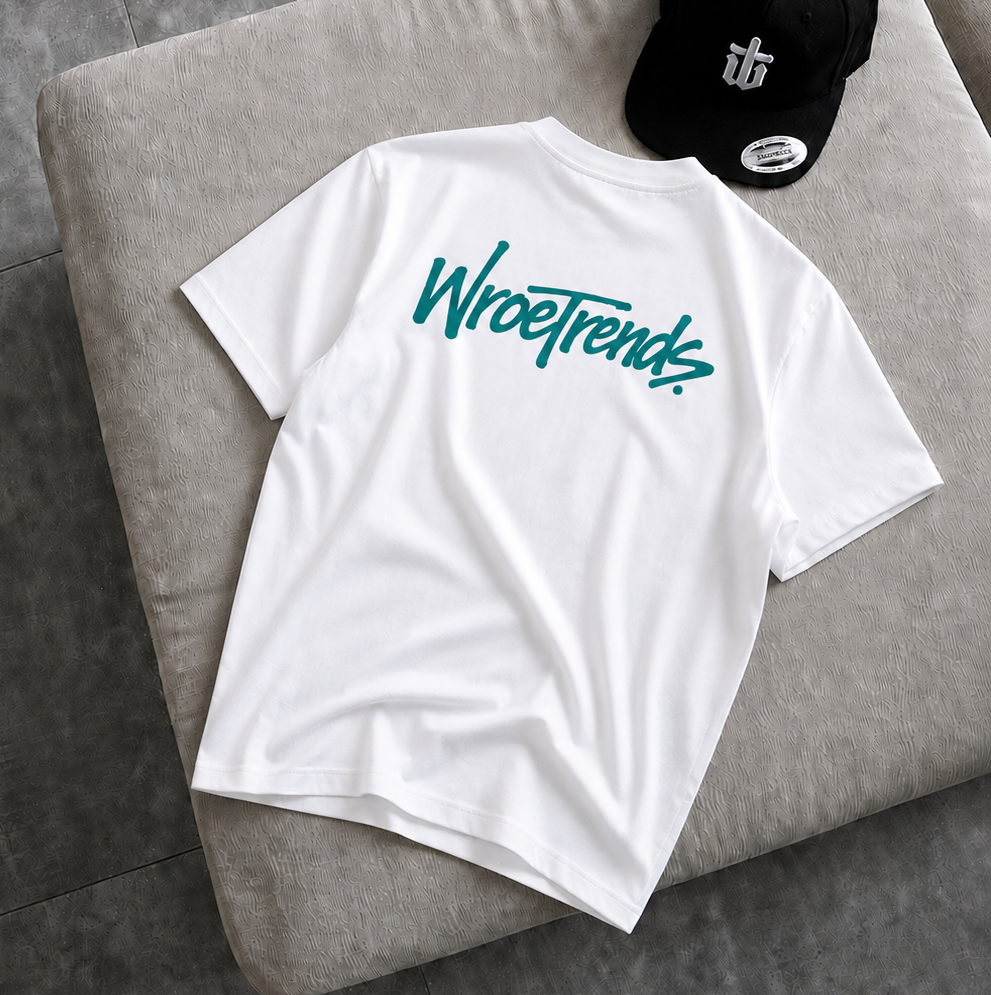 OVERSIZED GRAFFITI TEE - TEAL