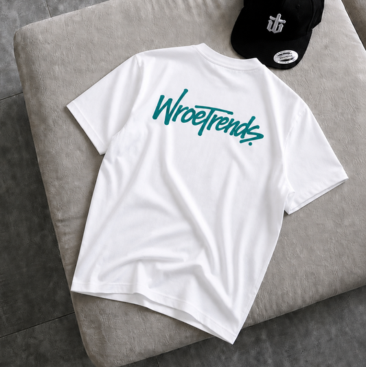 OVERSIZED GRAFFITI TEE - TEAL
