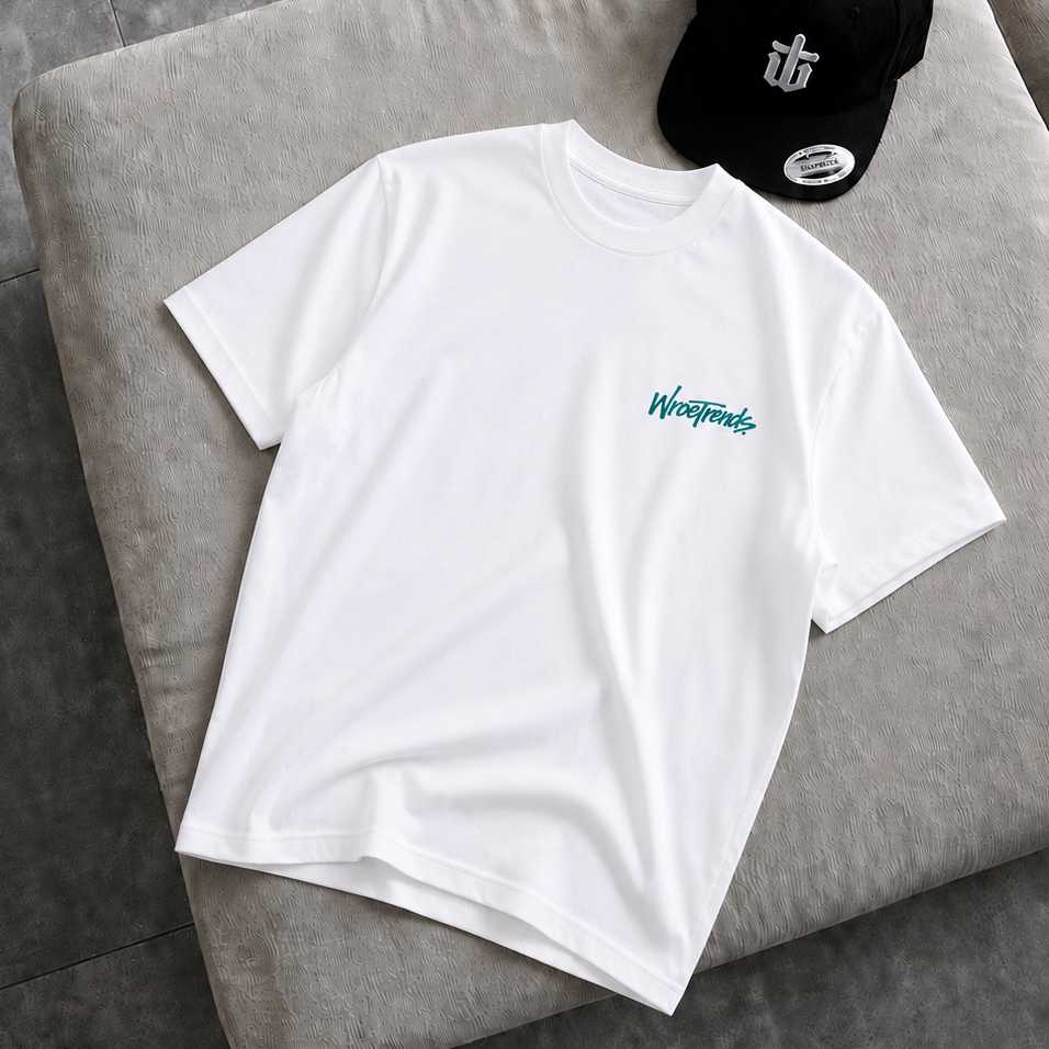 OVERSIZED GRAFFITI TEE - TEAL