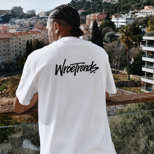 OVERSIZED GRAFFITI TEE - WHITE