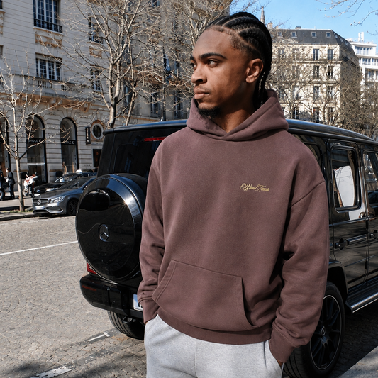SIGNATURE HEAVYWEIGHT HOODIE - ESPRESSO