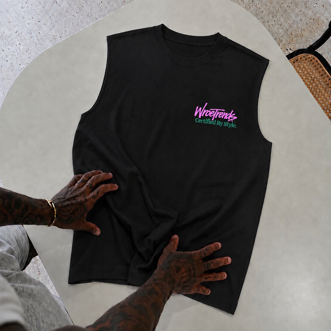 Pink and Teal Certified by Style Tank by WroeTrends, alternate view