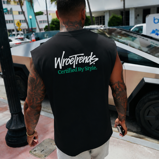 CERTIFIED BY STYLE. TANK - WHITE/TEAL
