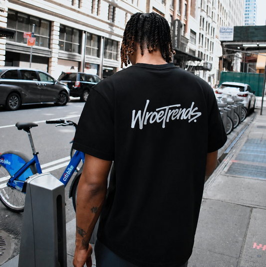 OVERSIZED GRAFFITI TEE - BLACK