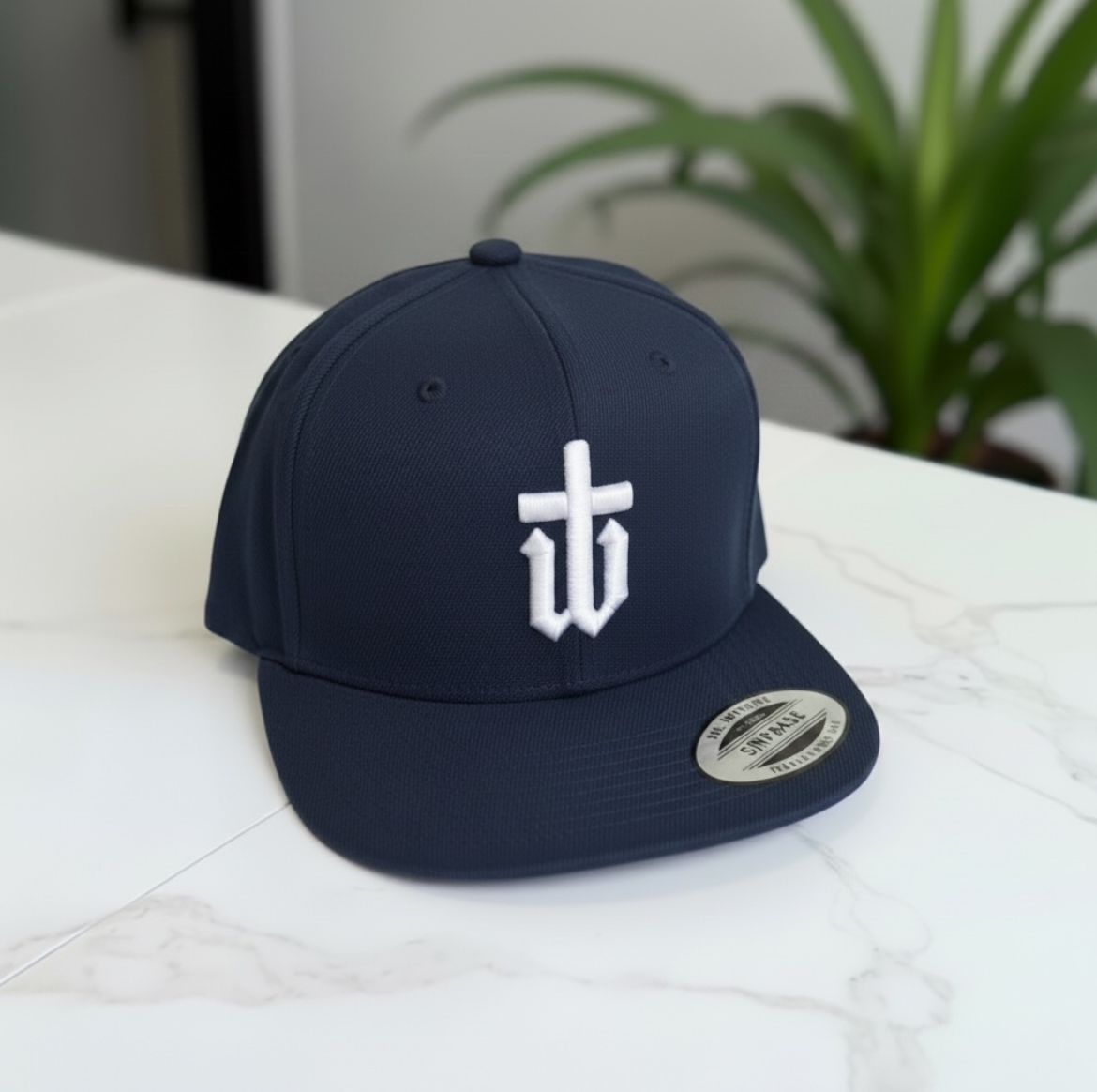 THE ORIGINS FLAT PEAK - NAVY BLUE