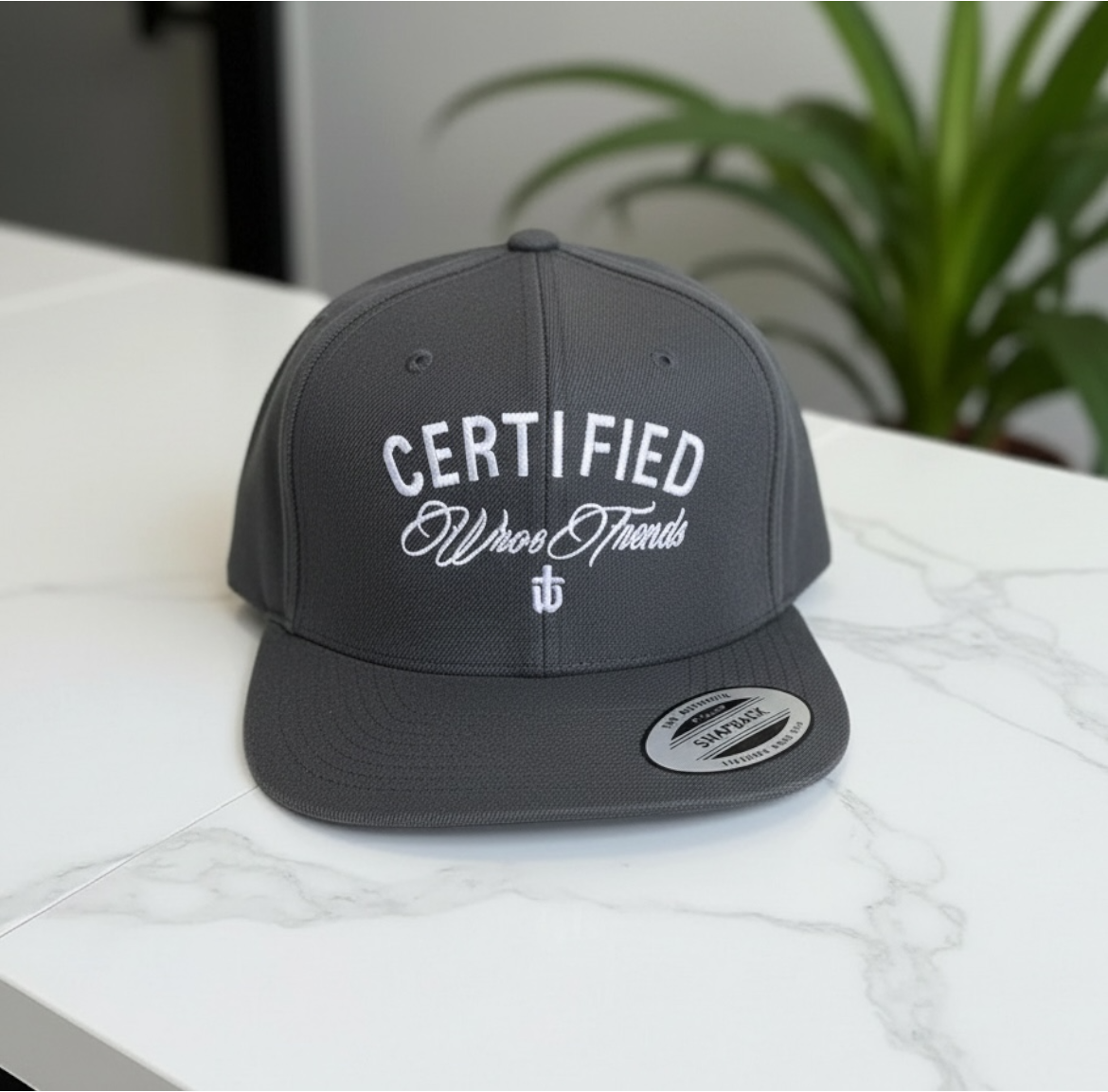 CERTIFIED FLAT PEAK - DARK GREY